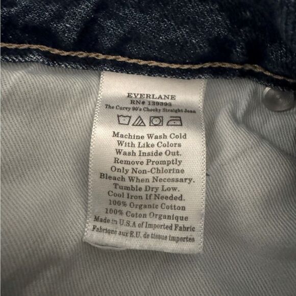 Everlane ‘The Curvy 90s’ Cheeky Straight Jean in Northridge Size 27 - Picture 7 of 10